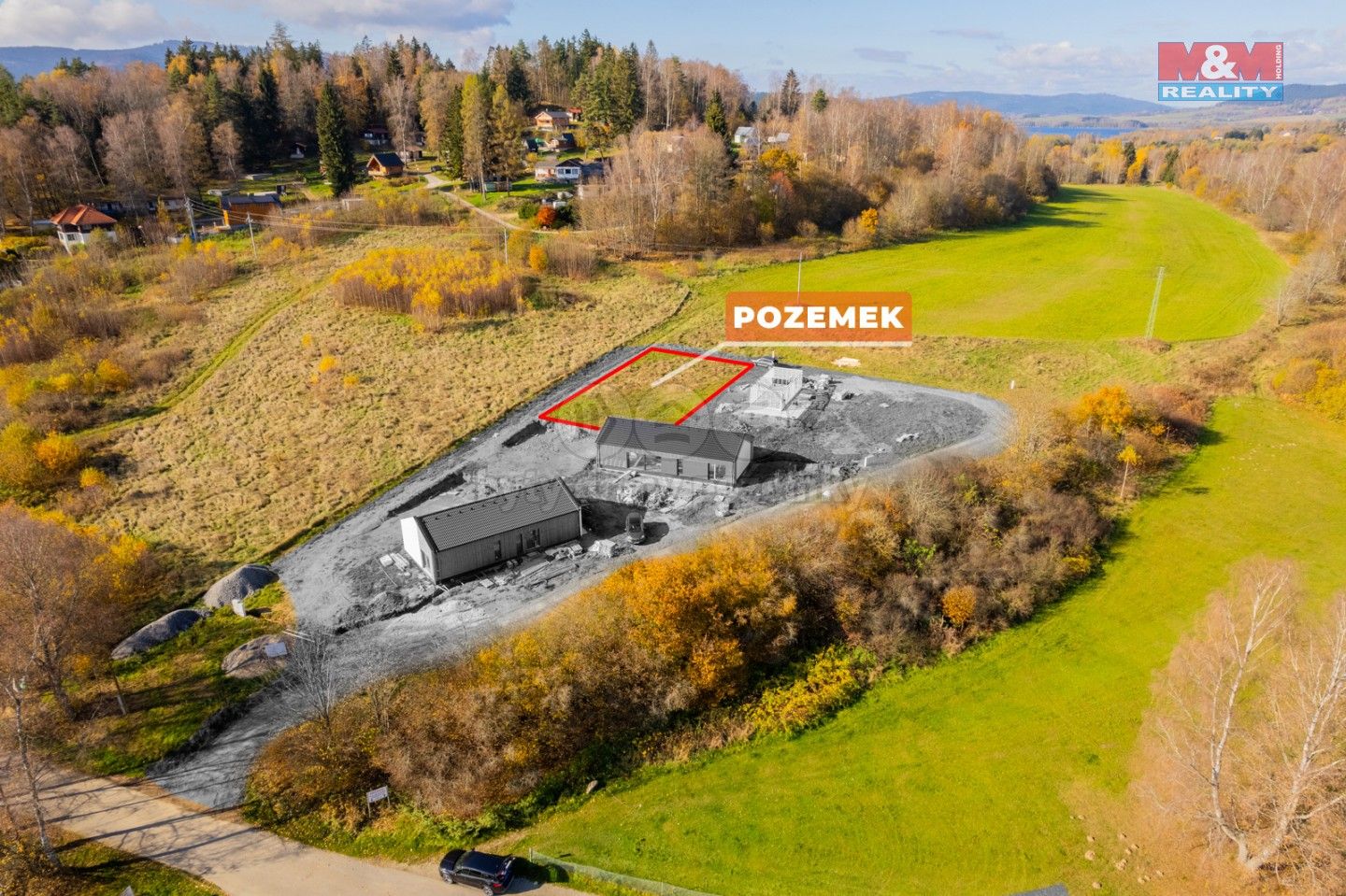 Prodej pozemek pro bydlení - Jenišov, Horní Planá, 724 m²