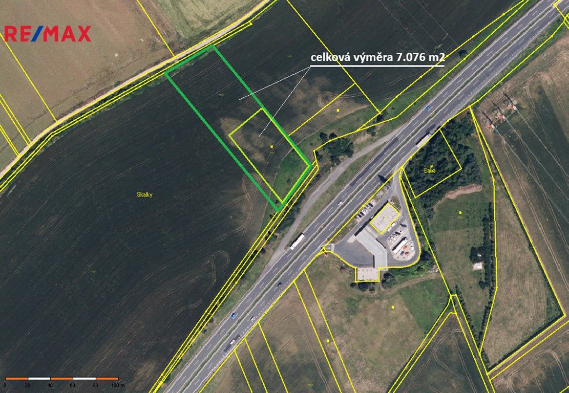 Zemědělské pozemky, Bystročice, 7 m²