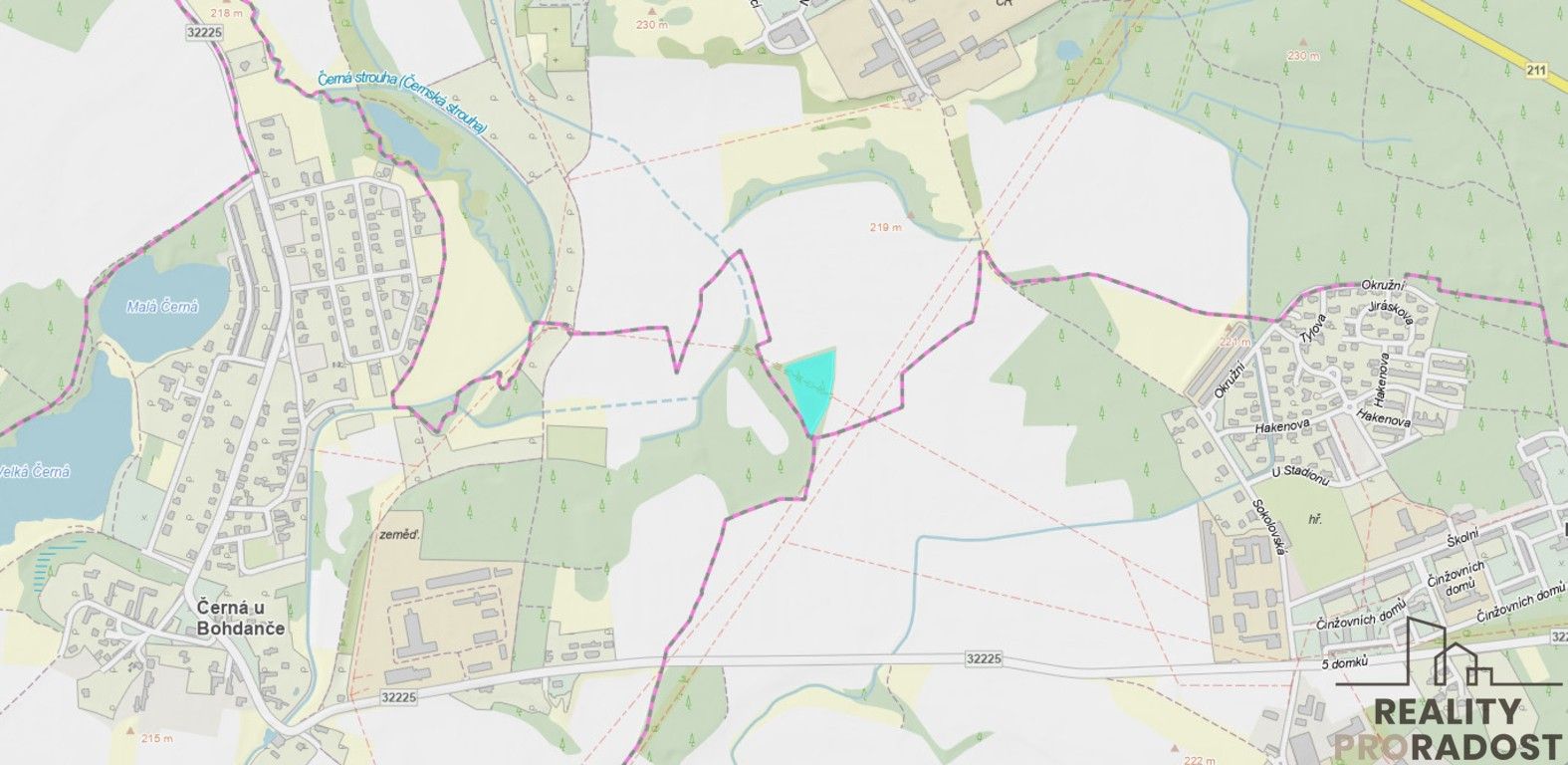 Lesy, Lázně Bohdaneč, 7 m²