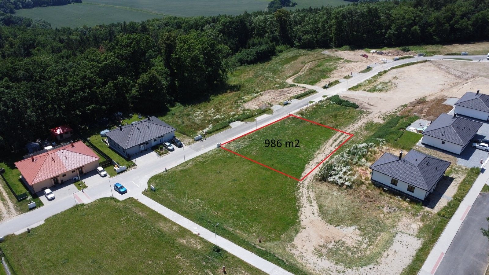 Pozemky pro bydlení, Hosín, 986 m²