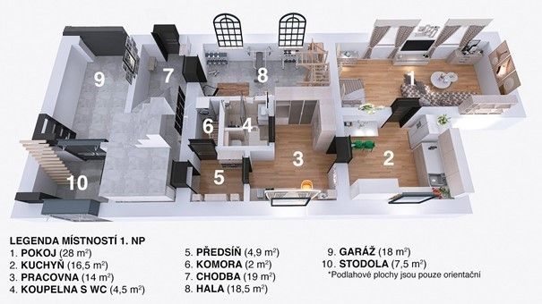 Prodej dům - Nezamyslice u Prostějova, 798 26, 207 m²