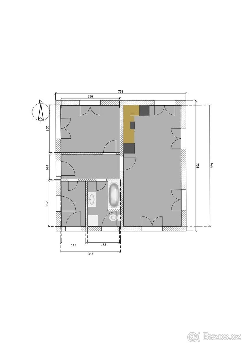 Ostatní, Kutná Hora, 284 01, 56 m²