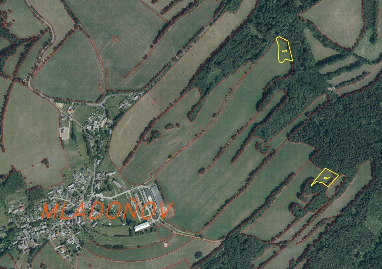 Zemědělské pozemky, Mladoňov, Nový Malín, 8 869 m²