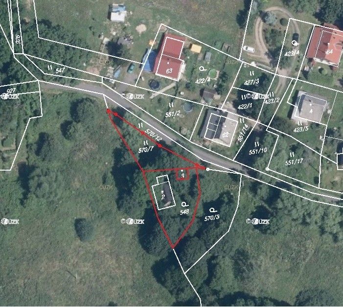 Pozemky pro bydlení, Merklín u Karlových Var, 362 34, 685 m²