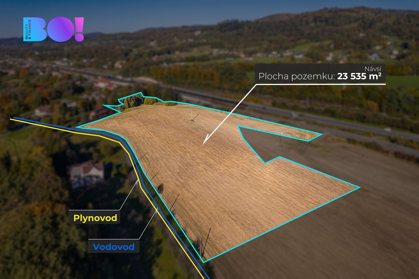 Komerční pozemky, Návsí, 23 m²