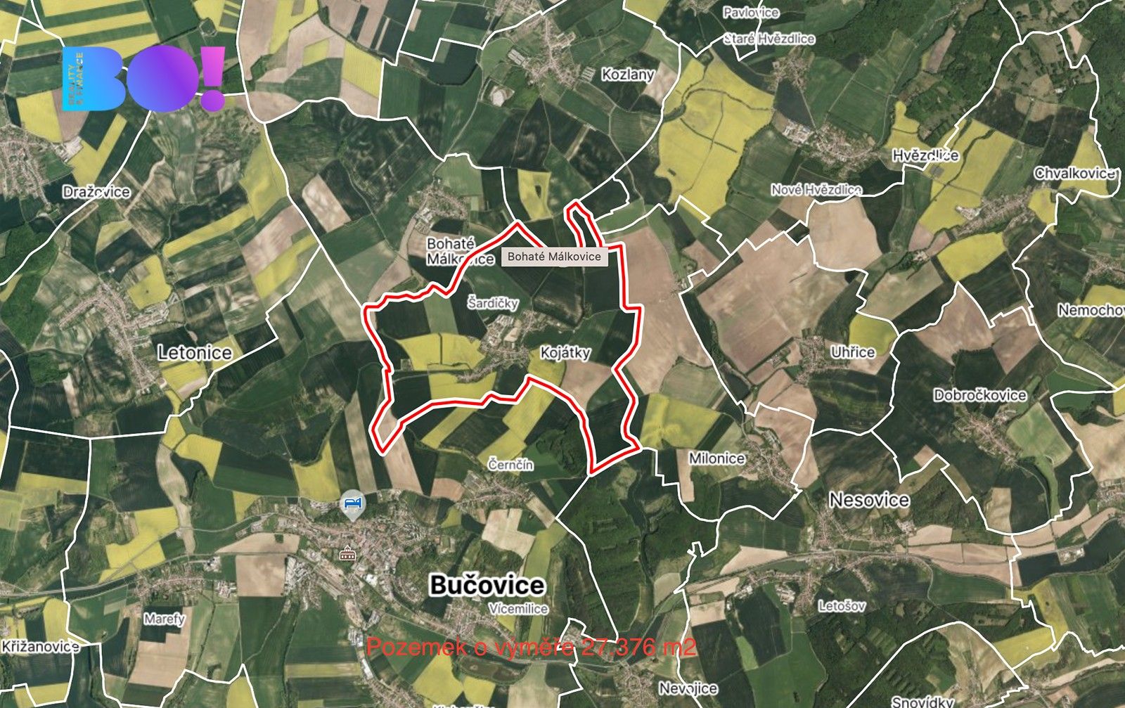 Prodej zemědělský pozemek - Kojátky, 27 m²