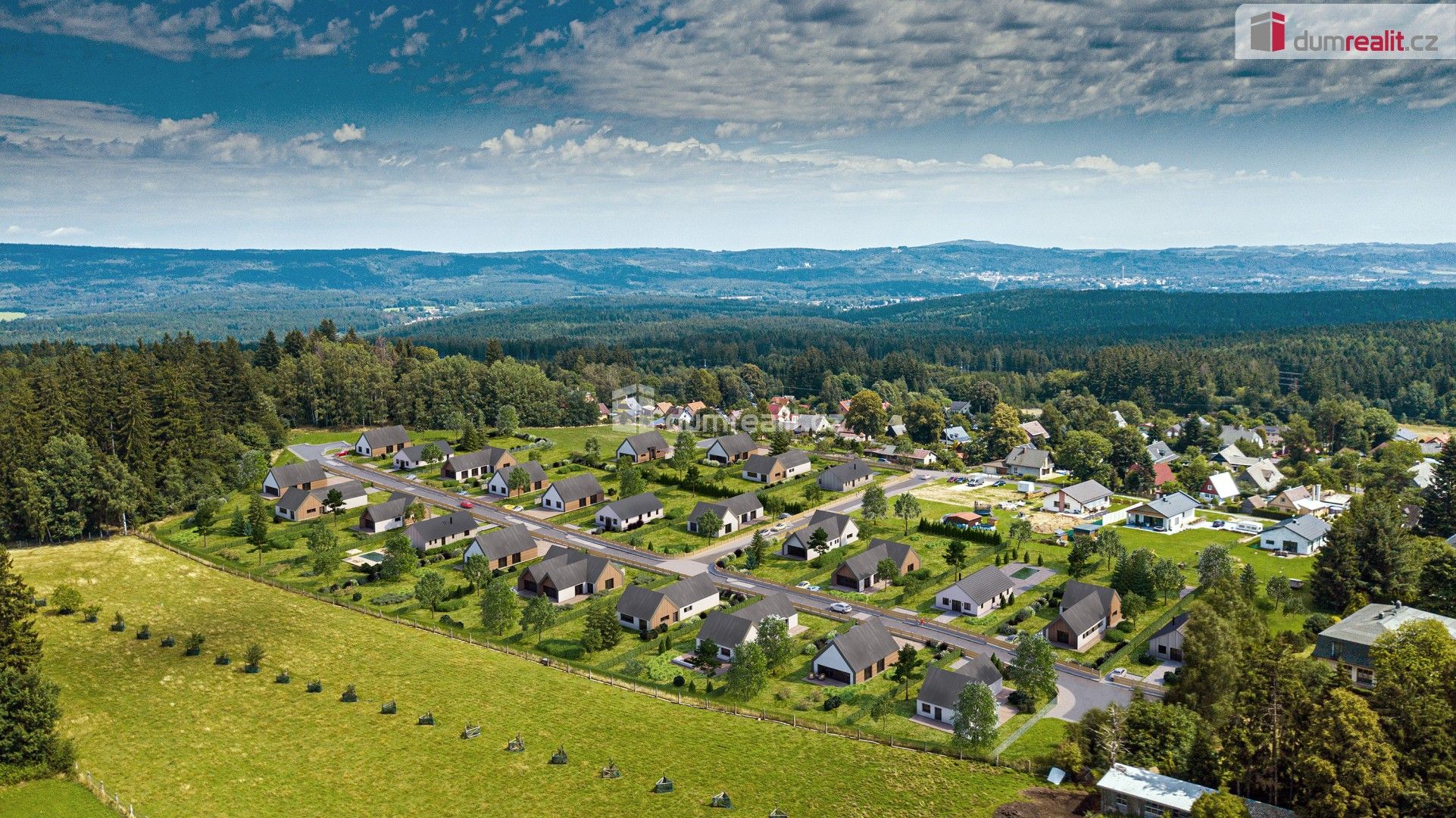 Pozemky pro bydlení, Krásné, Tři Sekery, 1 165 m²