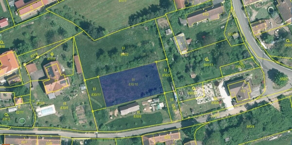 Pozemky pro bydlení, Písek, 397 01, 751 m²