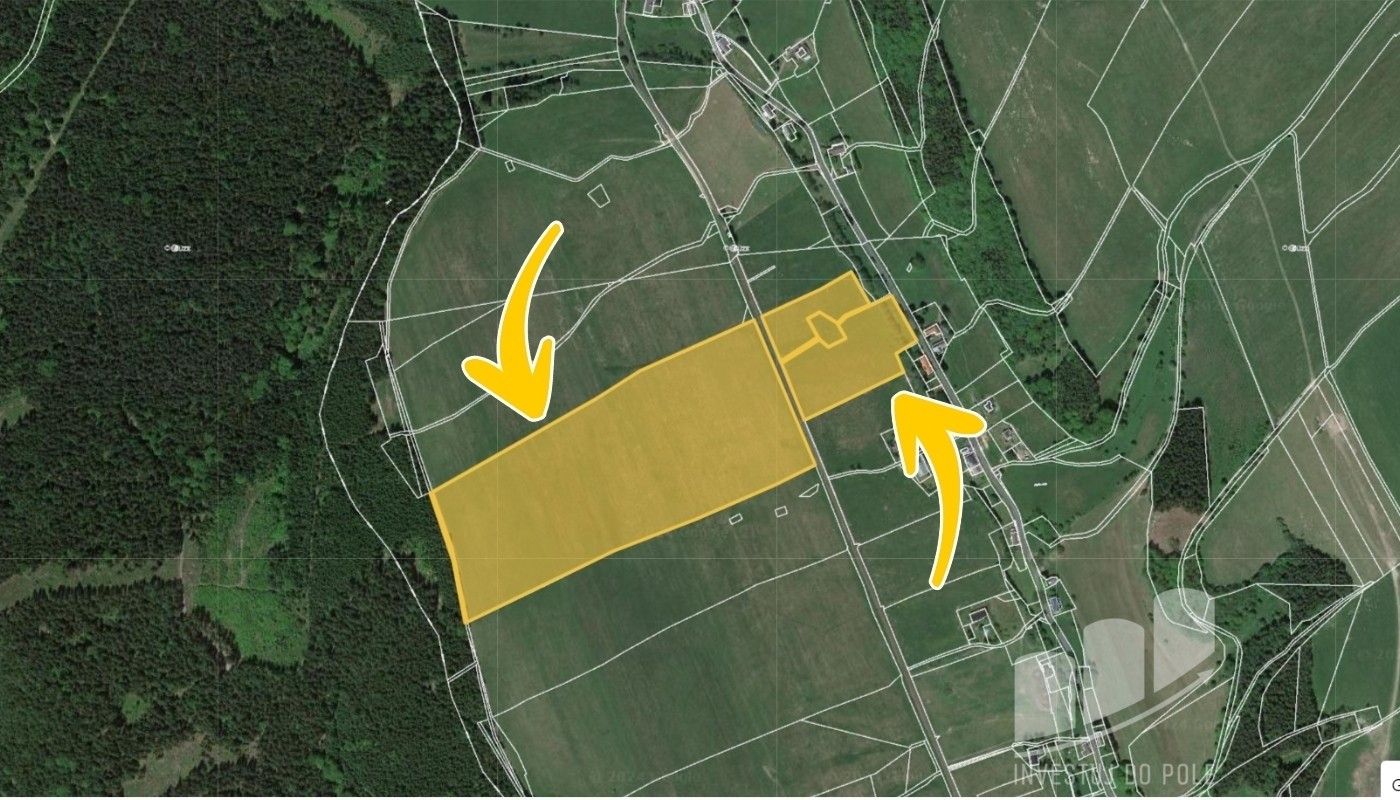 Prodej zemědělský pozemek - Jívka, 5 497 m²