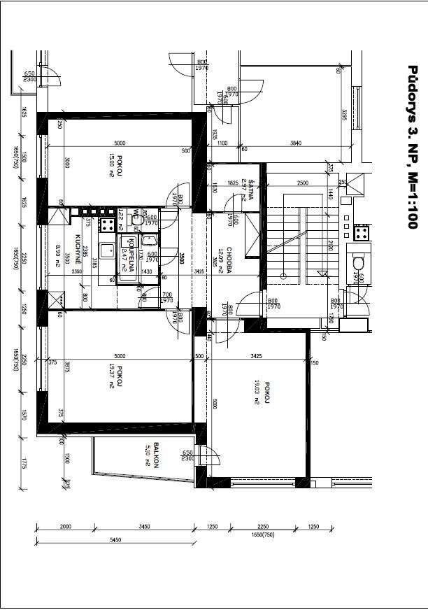 Pronájem byt 3+1 - Vsetín, 755 01, 83 m²