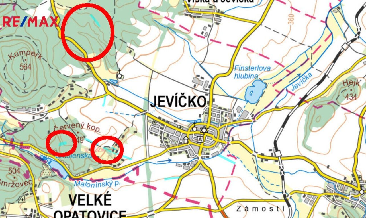 Lesy, Jevíčko, 24 771 m²