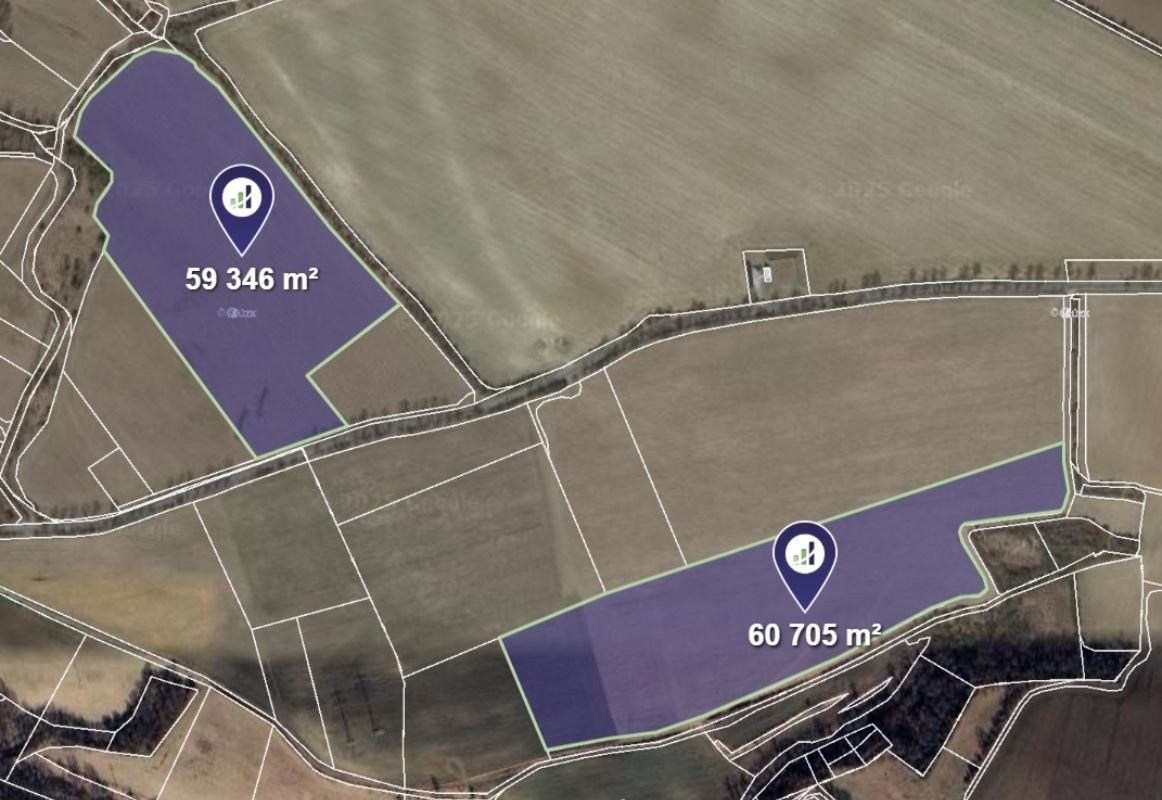 Zemědělské pozemky, Vysoká, 60 026 m²