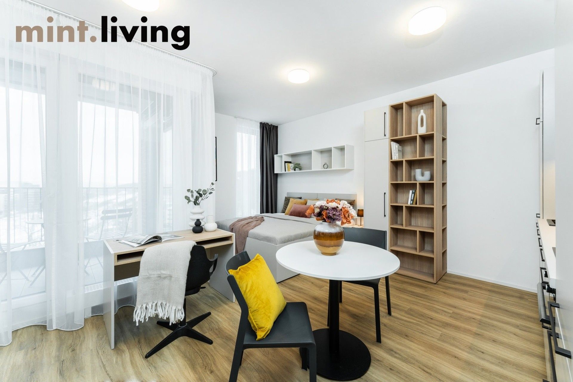 Pronájem byt 1+kk - Odkolkova,Vysočany,Praha, 36 m²