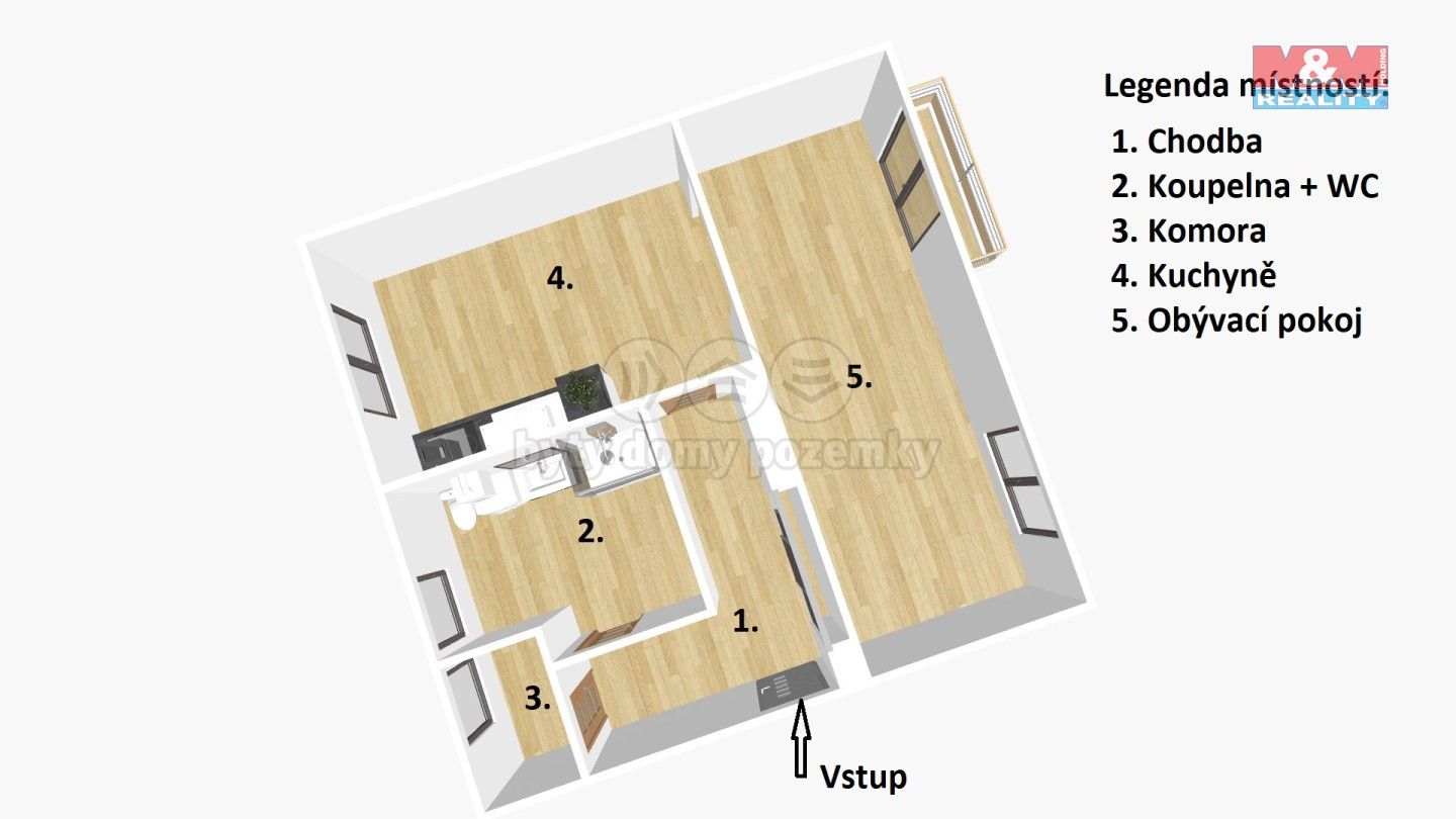 Prodej byt 2+kk - Lhotecká, Mníšek pod Brdy, 56 m²