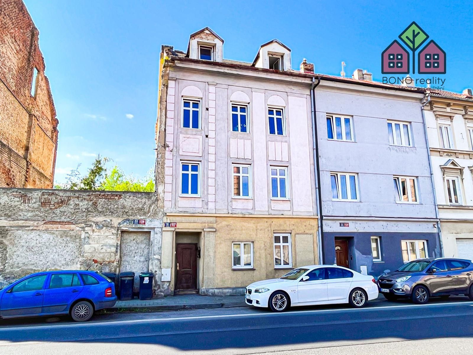 Činžovní domy, Pekařská, Ústí nad Labem, 405 m²