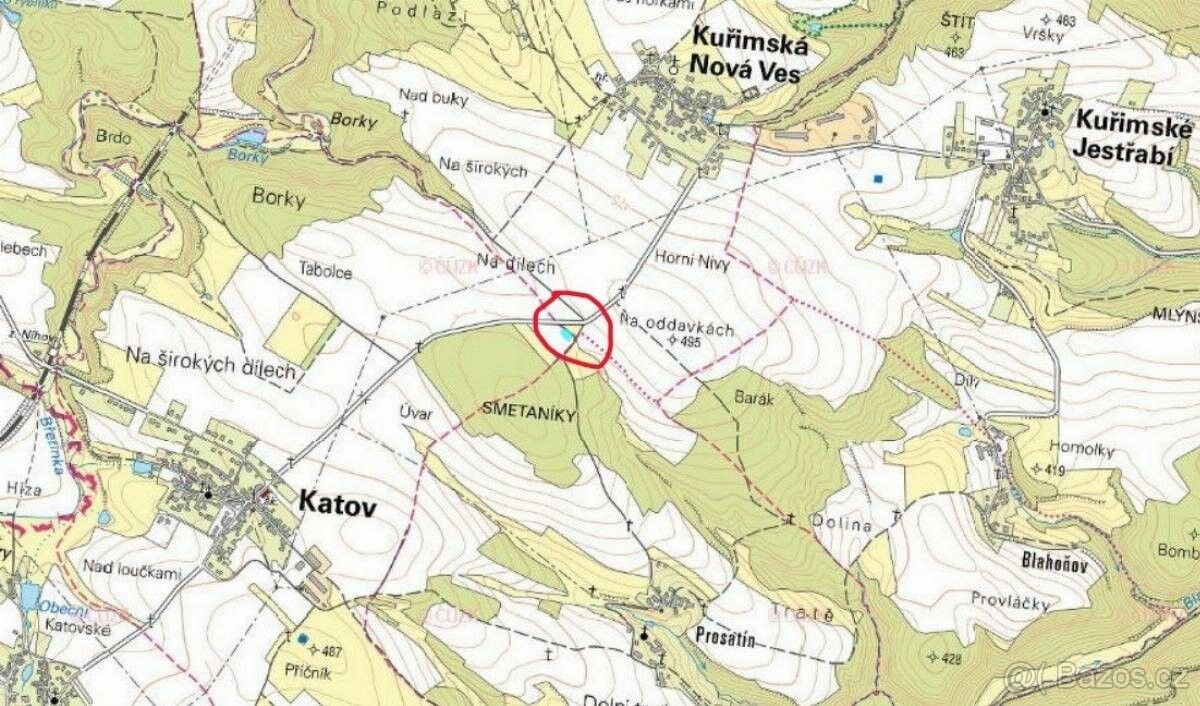 Prodej pozemek - Dolní Loučky, 594 55, 916 m²