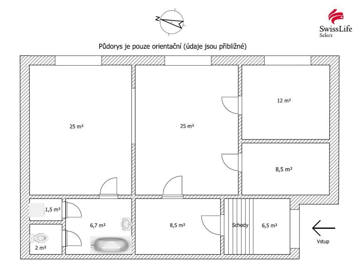 Prodej byt 3+1 - Humpolec, 396 01, 95 m²