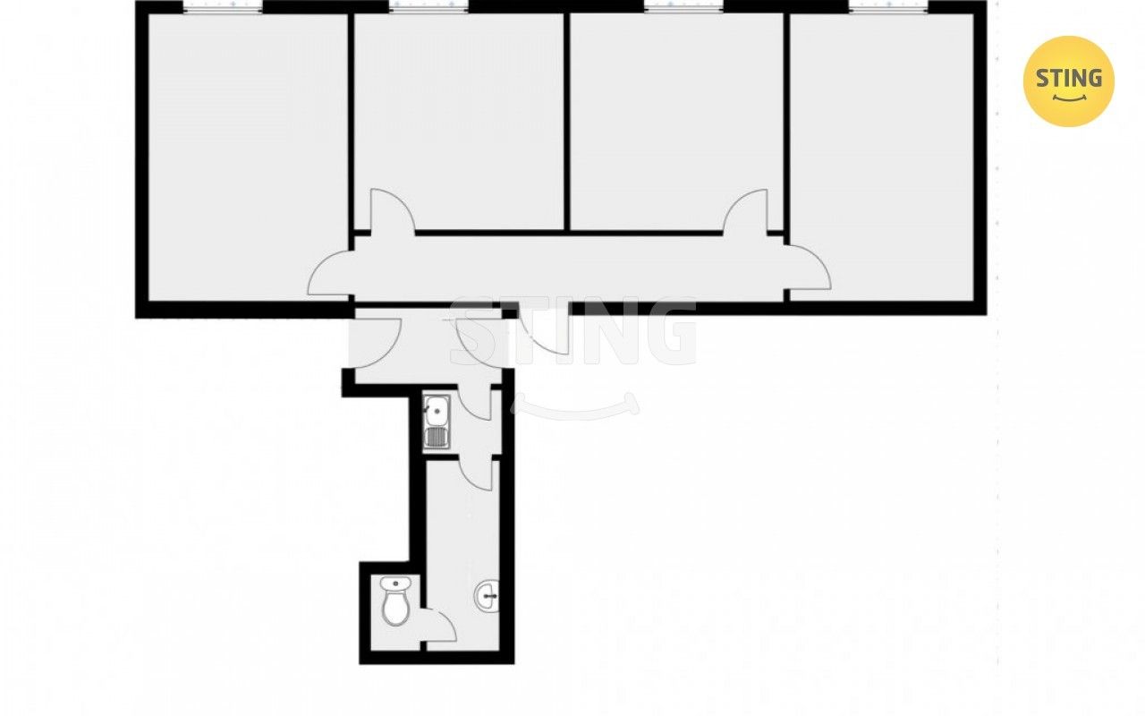 Pronájem kancelář - Ladislava Ševčíka, Ostrava, 18 m²