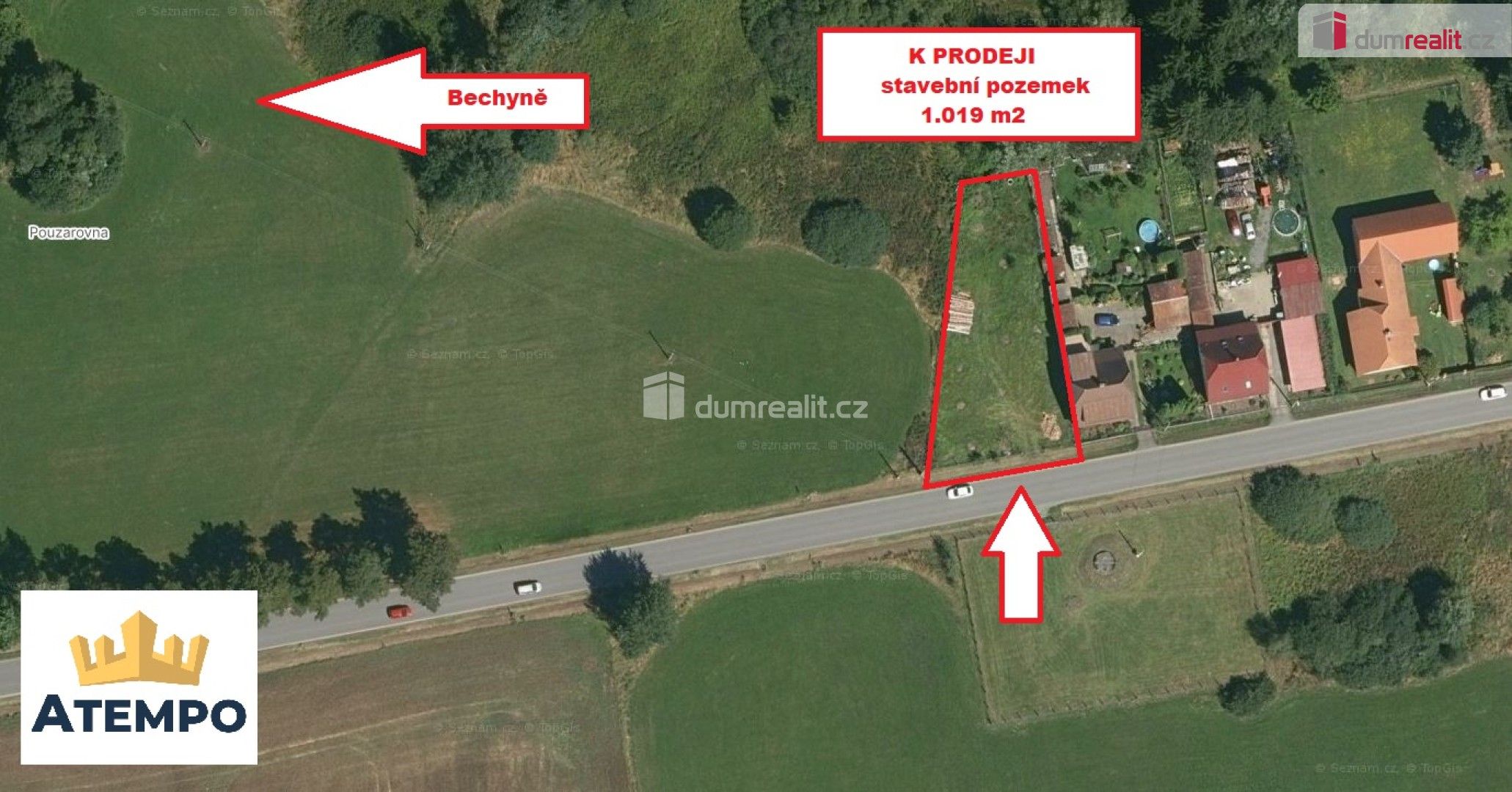 Prodej pozemek pro bydlení - Sudoměřice u Bechyně, 1 019 m²