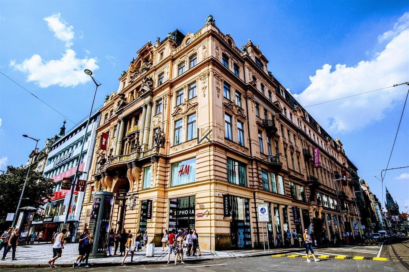 Kanceláře, Václavské náměstí, Praha, 195 m²
