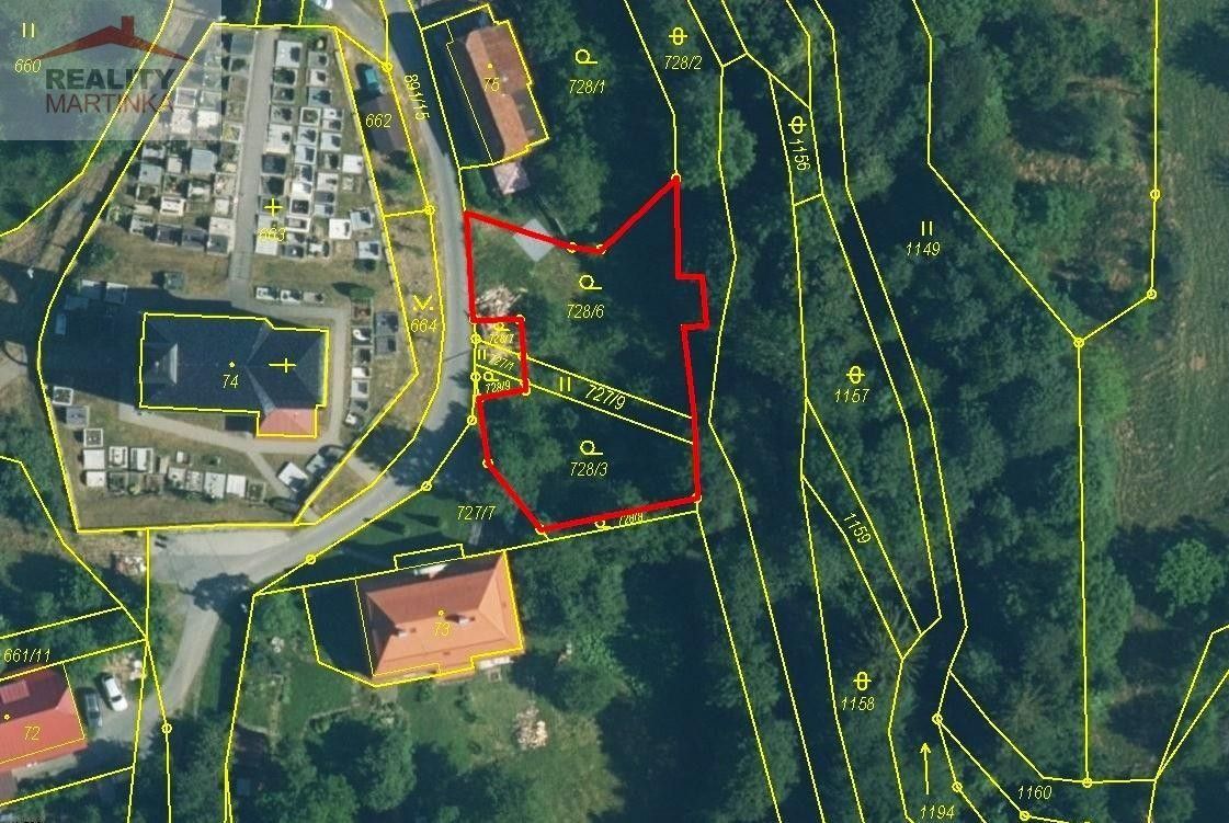 Prodej pozemek pro bydlení - Veselá, Zašová, 830 m²