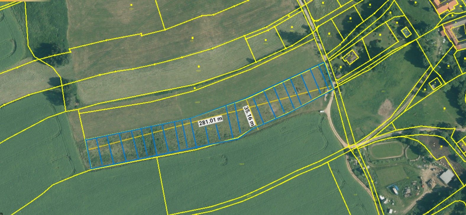 Pozemky pro bydlení, Otín, Jindřichův Hradec