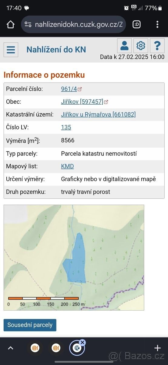 Pozemky pro bydlení, Břidličná, 793 51
