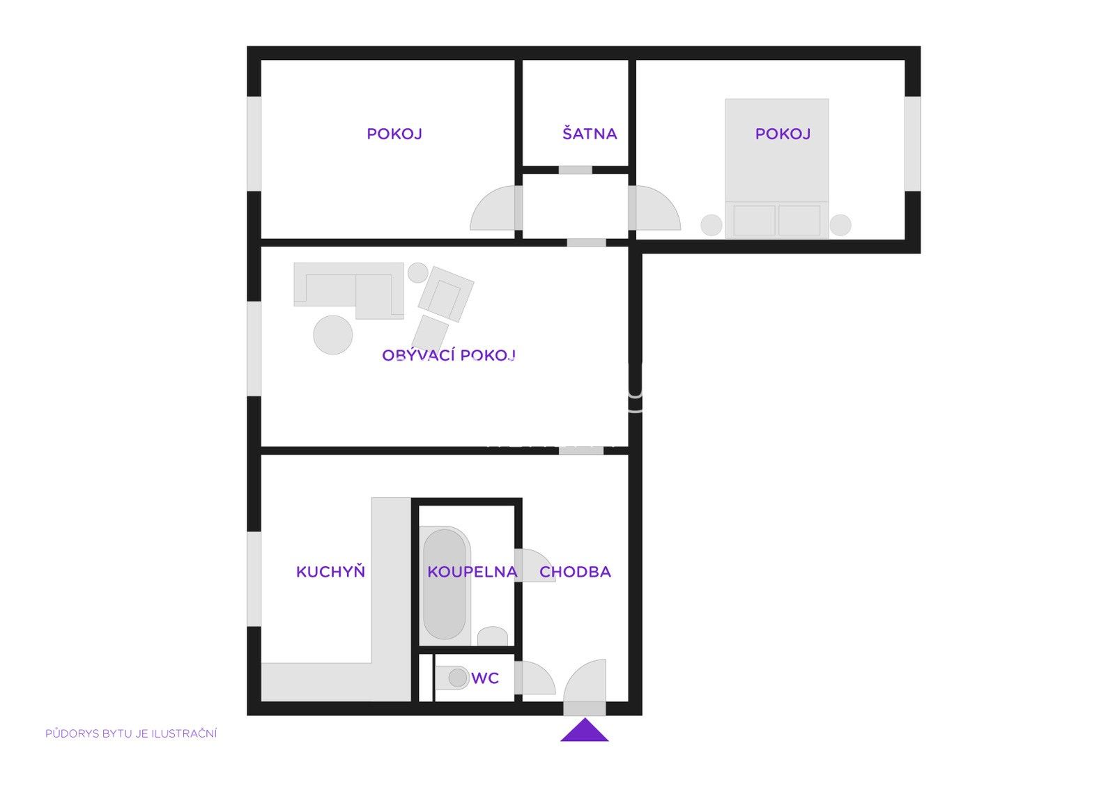 Pronájem byt 3+1 - Dr. Martínka, Ostrava, 71 m²