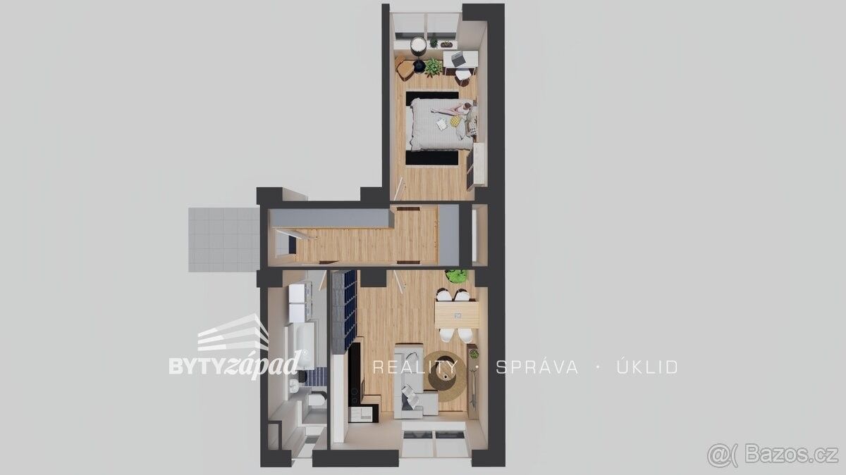 2+kk, Plzeň, 301 00, 58 m²