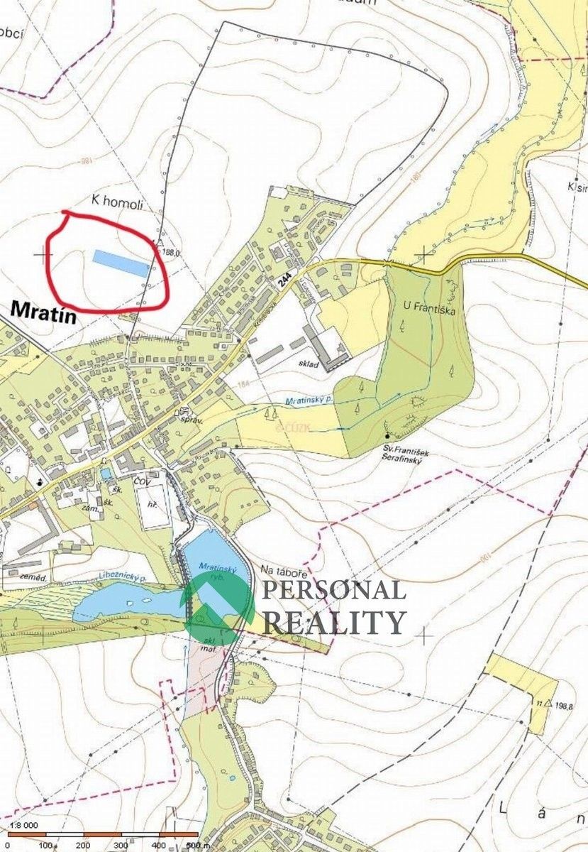 Zemědělské pozemky, Mratín