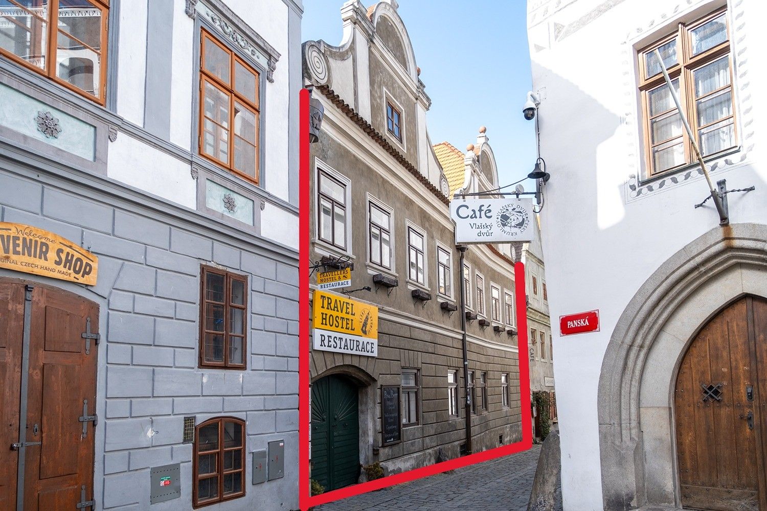 Ubytovací zařízení, Soukenická, Český Krumlov, 970 m²