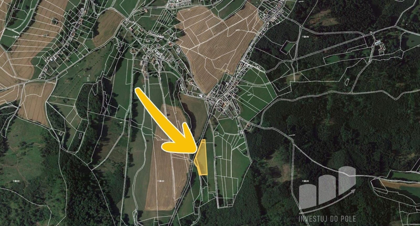 Prodej zemědělský pozemek - Košov, Lomnice nad Popelkou, 2 869 m²