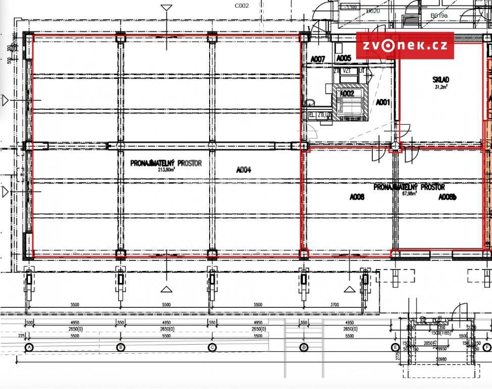 Pronájem obchodní prostory - Zlín, 760 01, 100 m²