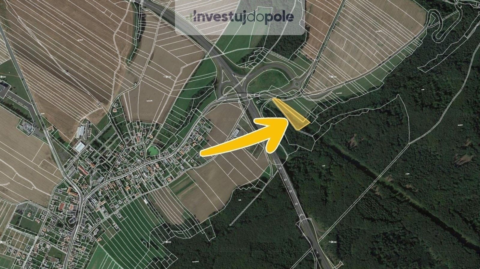 Prodej louka - Hrabyně, 8 325 m²