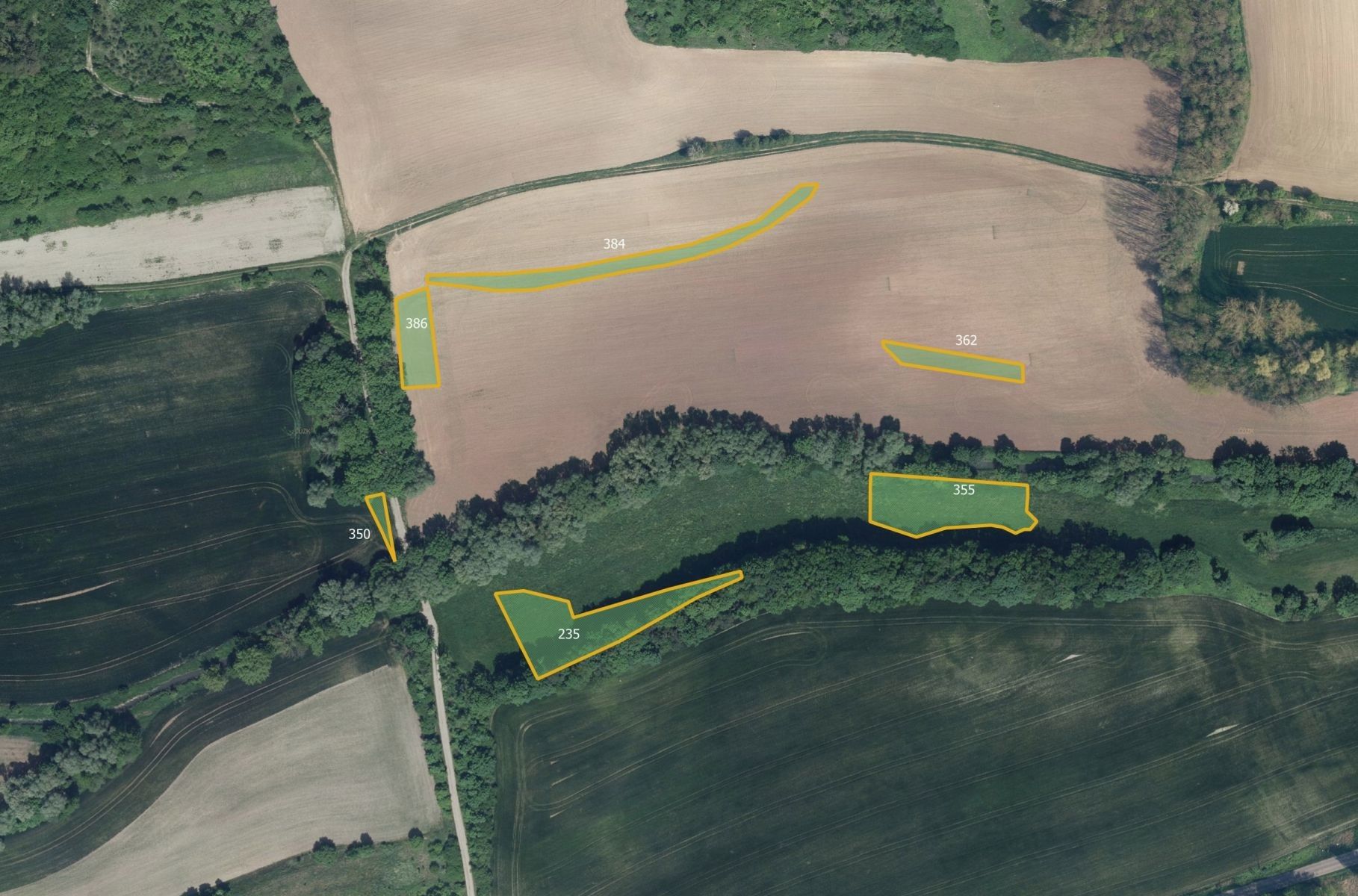 Zemědělské pozemky, Chržín