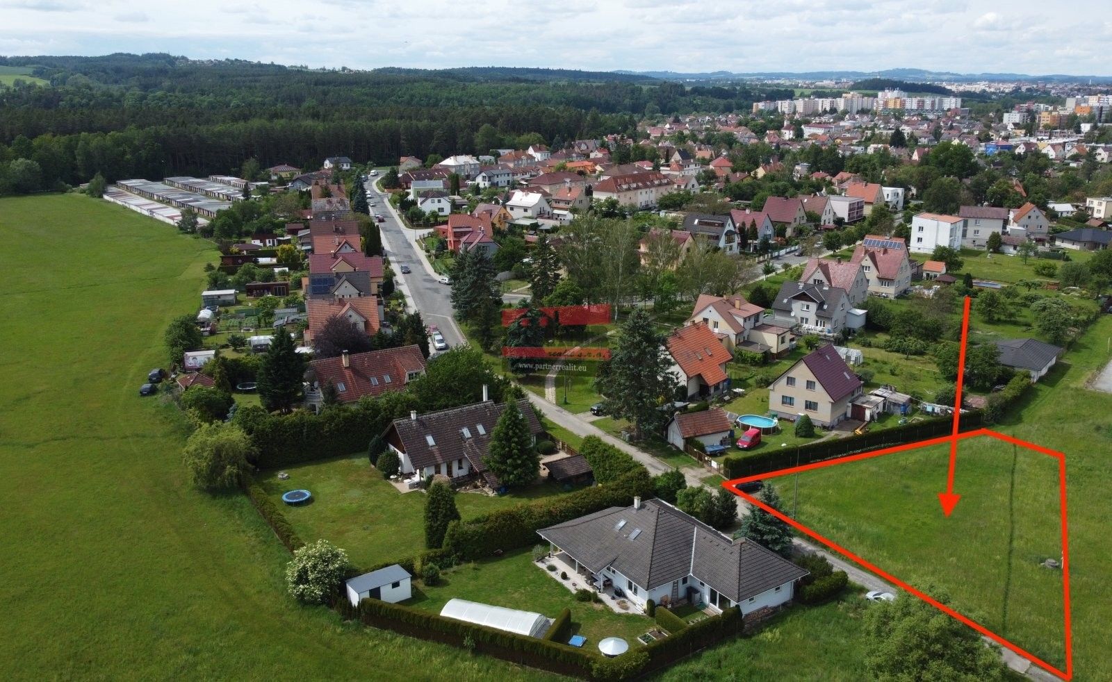 Prodej pozemek pro bydlení - Palackého, Sezimovo Ústí, 1 162 m²