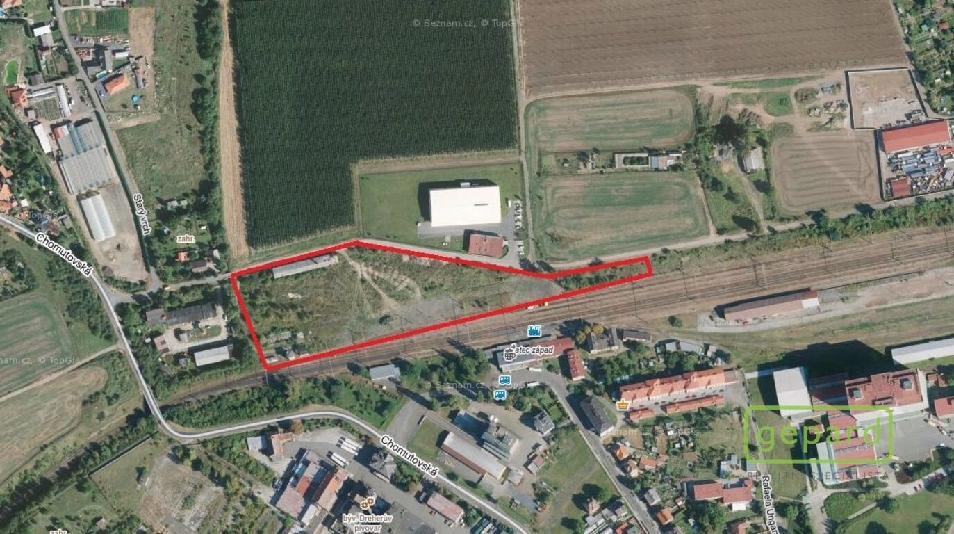 Prodej komerční pozemek - Chomutovská, Žatec, 18 138 m²