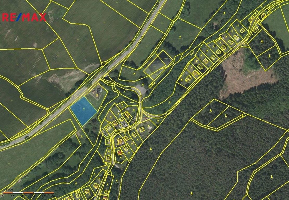 Prodej komerční pozemek - Dřešín, 1 m²