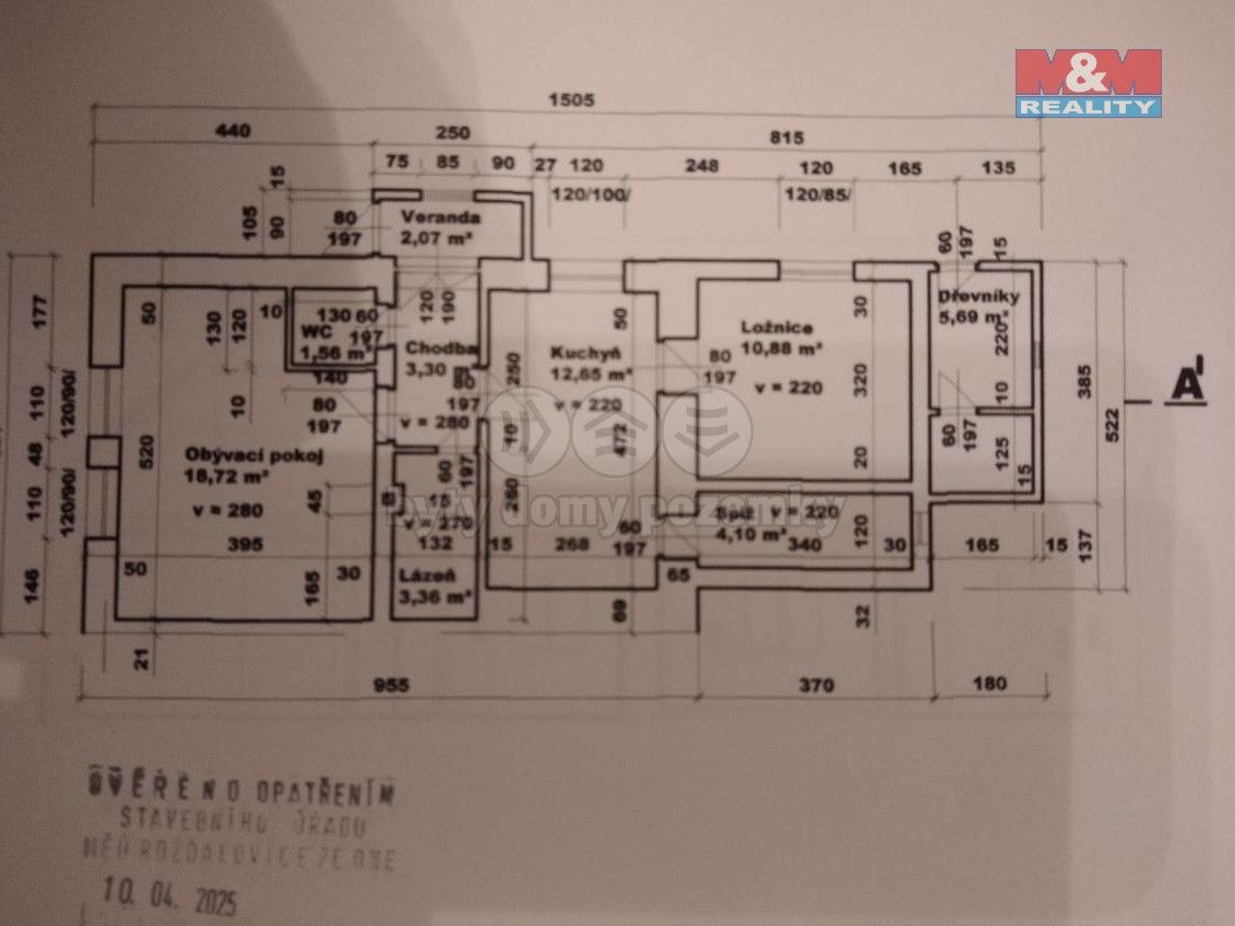 Prodej rodinný dům - Dr. Chmelaře, Křinec, 59 m²