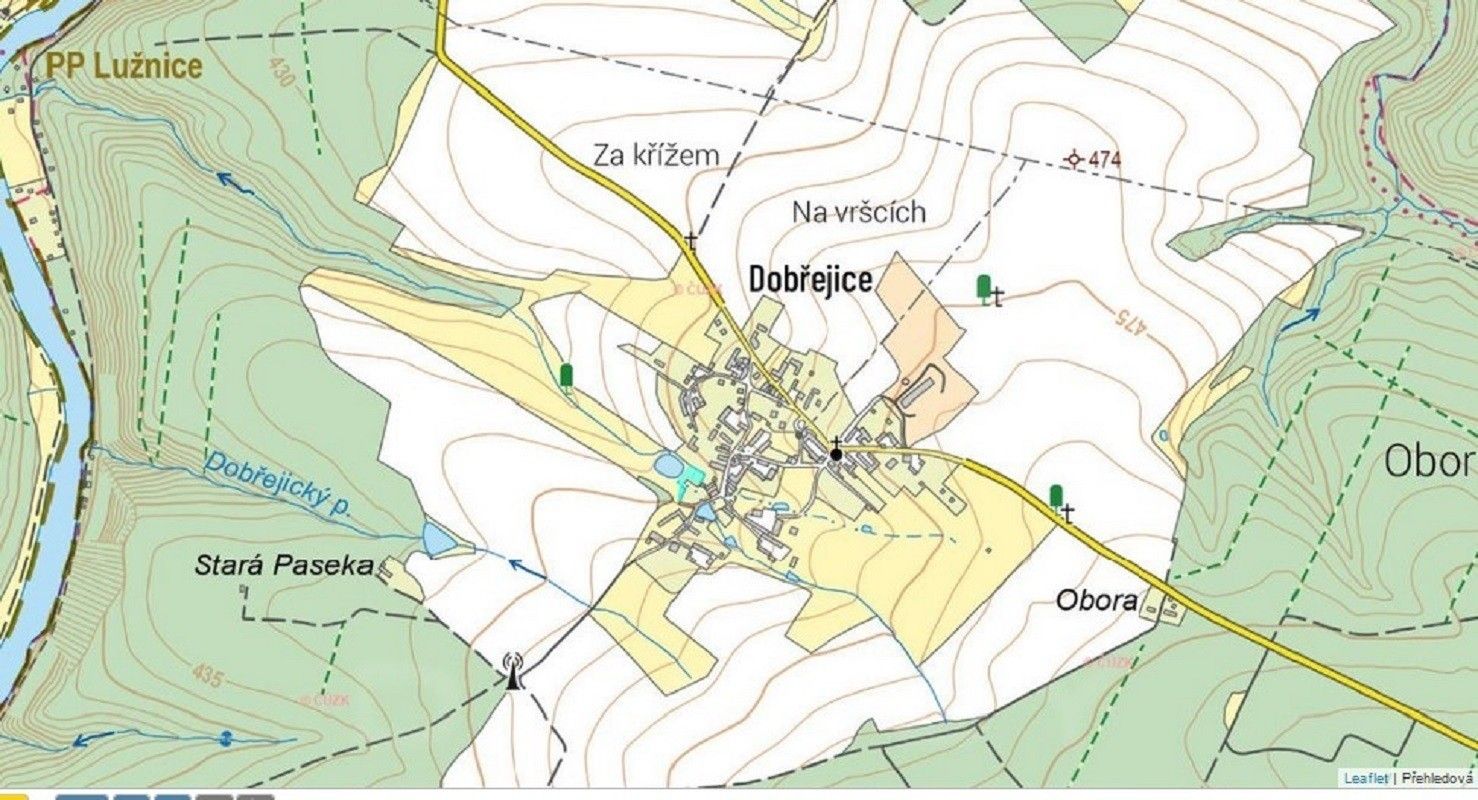 Prodej zahrada - Dobřejice, Malšice, 1 240 m²