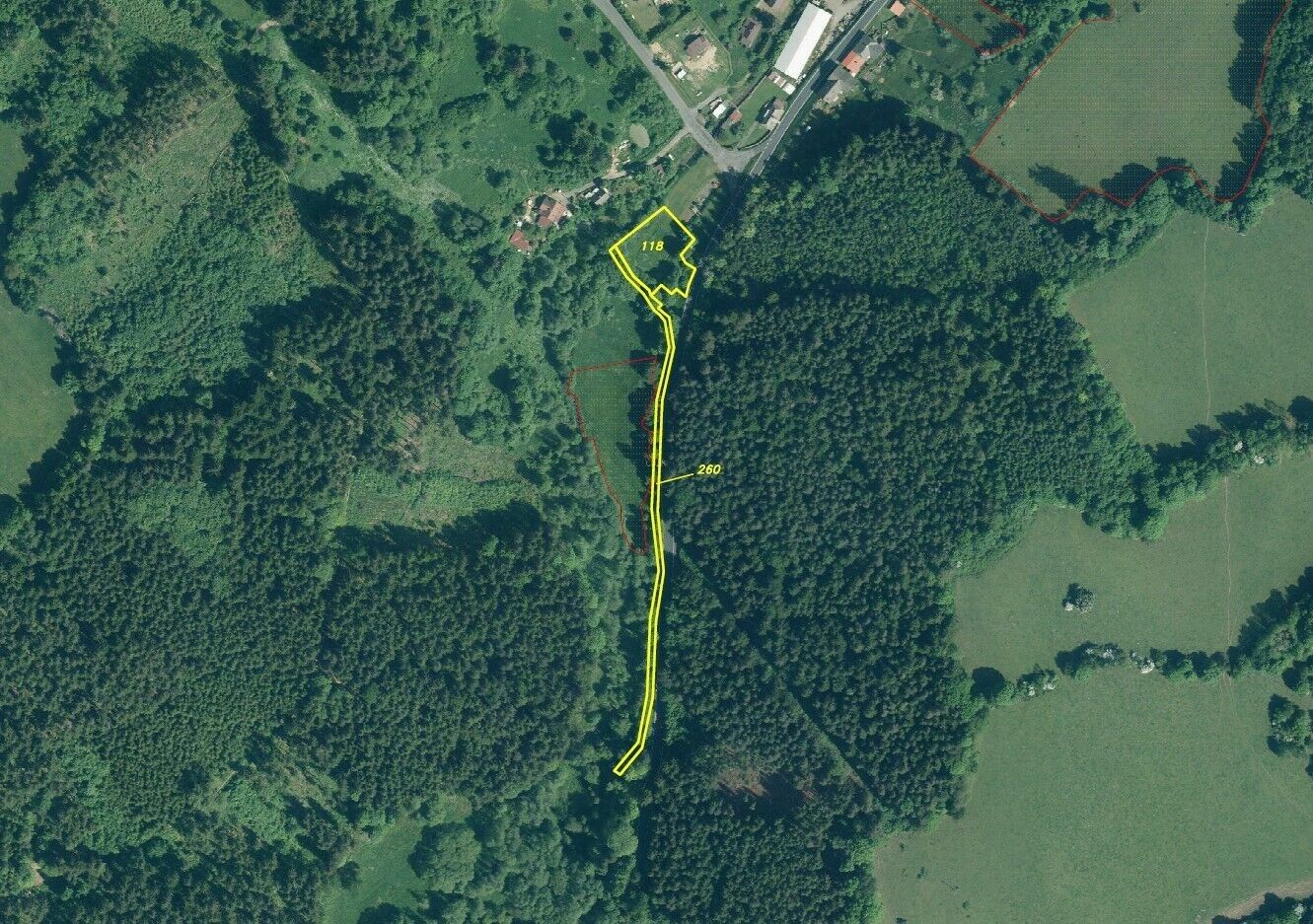 Ostatní, Hartmanice, 2 m²