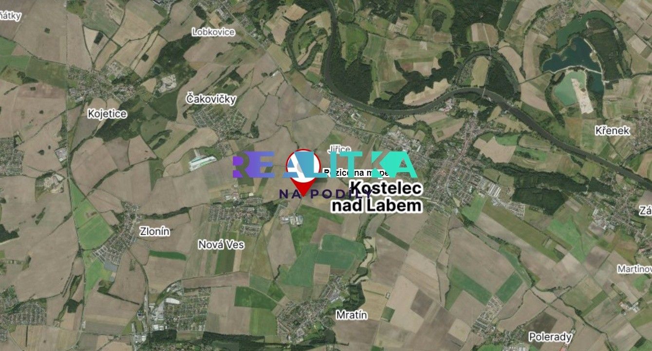 Zemědělské pozemky, Jiřice, Kostelec nad Labem, 2 453 m²