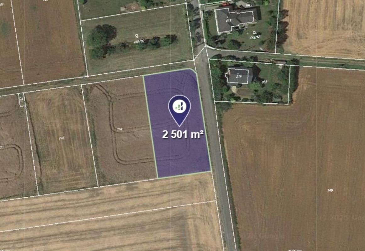 Zemědělské pozemky, Jizerní Vtelno, 2 501 m²