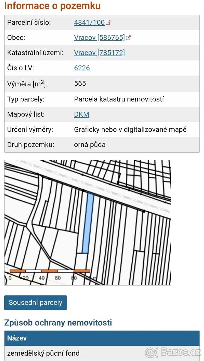 Pozemky pro bydlení, Vracov, 696 42