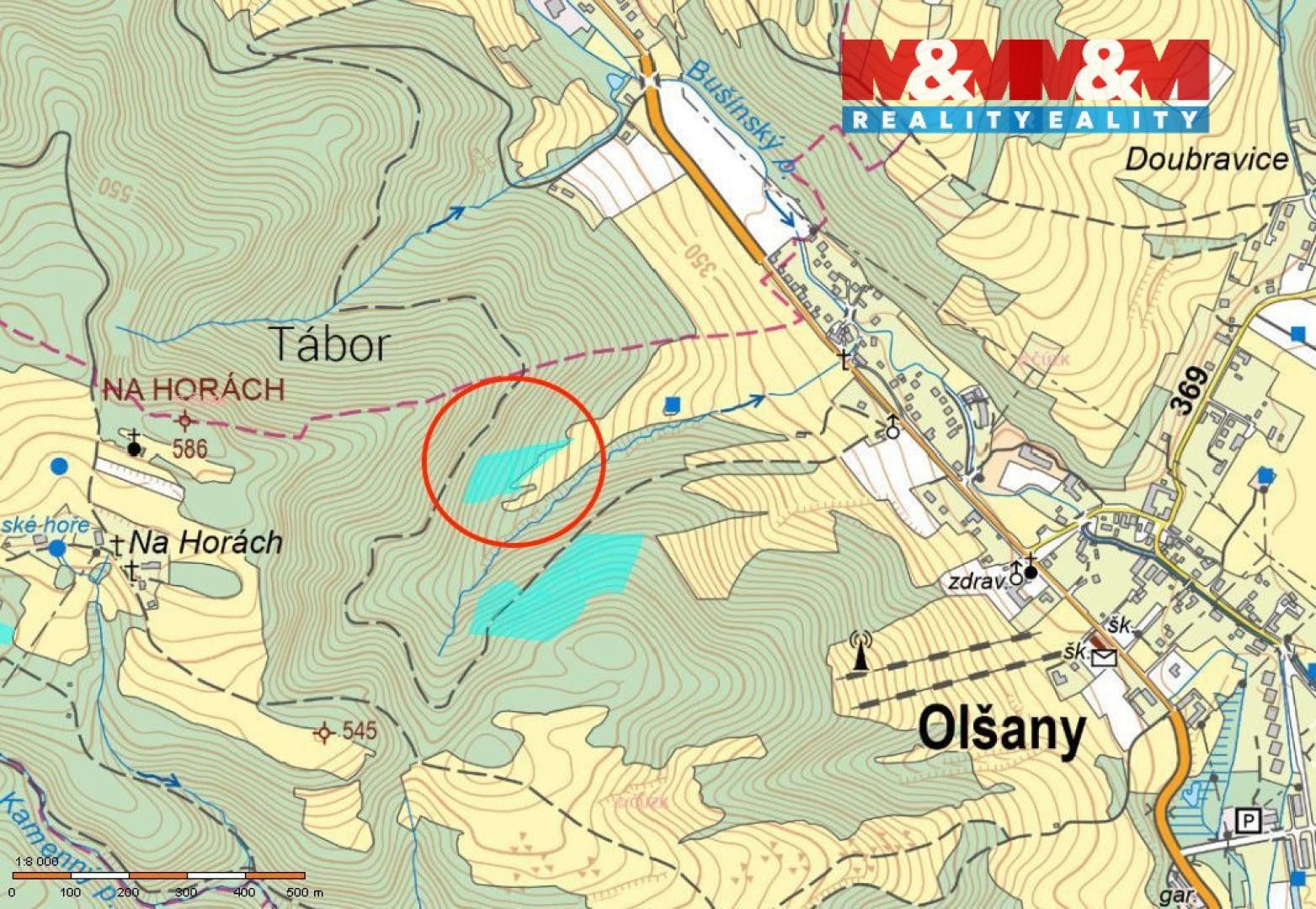 Lesy, Olšany