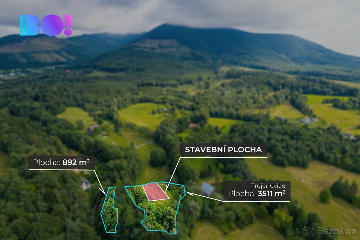 Prodej pozemek pro bydlení - Frenštát pod Radhoštěm, 744 01, 4 403 m²