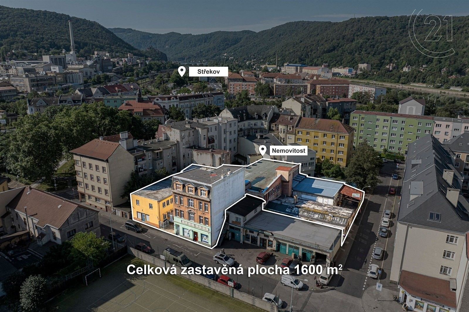 Prodej komerční - Raisova, Ústí nad Labem, 2 500 m²