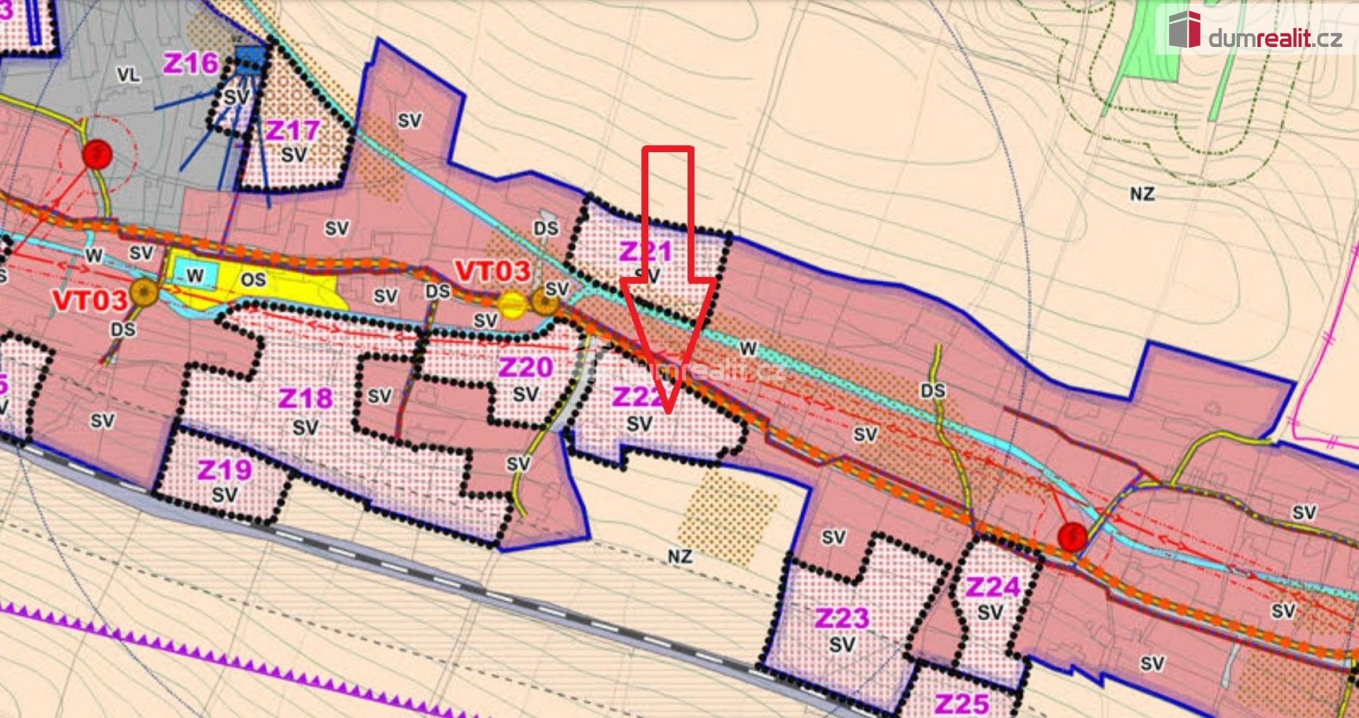 Prodej pozemek pro bydlení - Borovnice, 1 199 m²