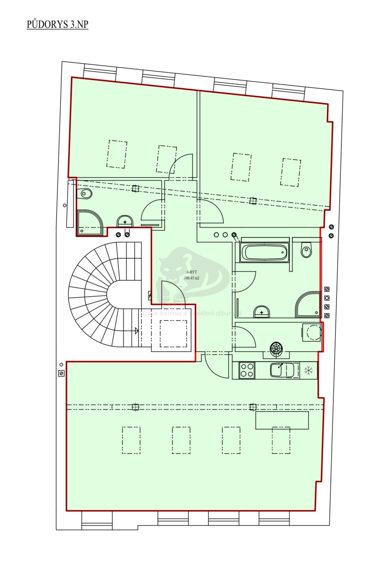 Prodej byt 3+kk - U Horní brány, Broumov, 108 m²