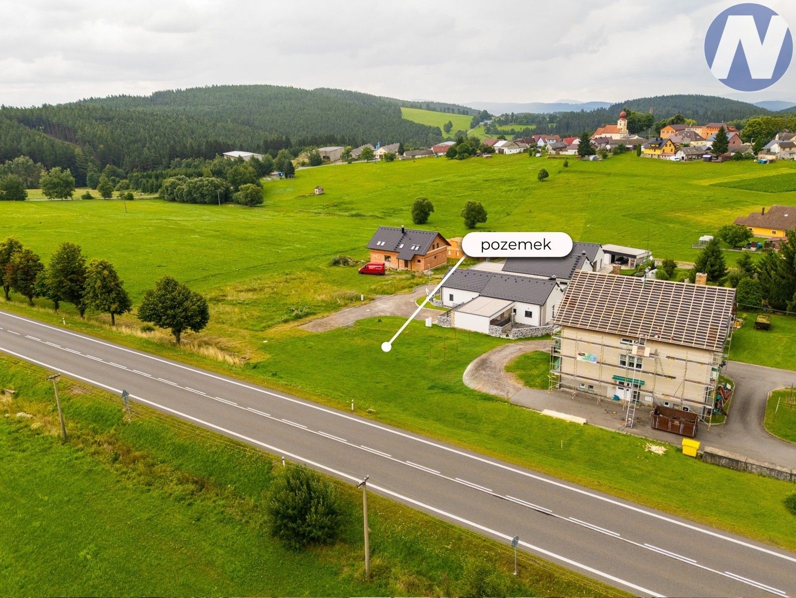 Pozemky pro bydlení, Šumavské Hoštice, 805 m²